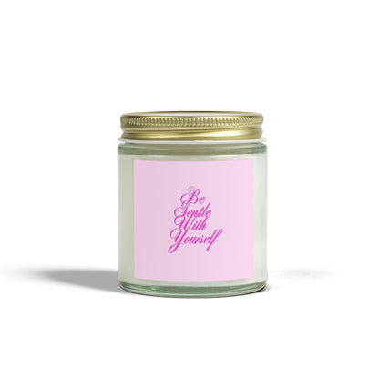 Scented Candle - Be Smile With Yourself, Relaxing Home Decor, Gifts for Her, Spa Essentials, Aromatherapy Candle
