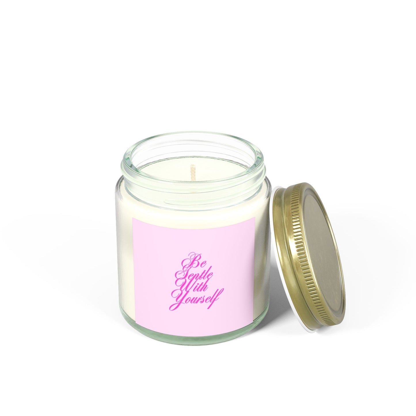 Scented Candle - Be Smile With Yourself, Relaxing Home Decor, Gifts for Her, Spa Essentials, Aromatherapy Candle